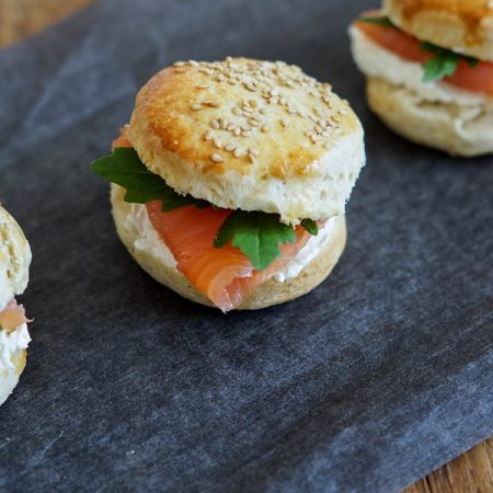 Scones with Salmon